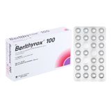 Berlthyrox 100mcg - Điều trị bệnh lý tuyến giáp (Hộp 4 vỉ x 25 viên)