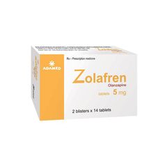 Zolafren 5mg - Điều trị tâm thần phân liệt, rối loạn lưỡng cực (Hộp 2 vỉ x 14 viên)
