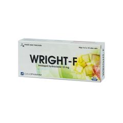 Wright-F 10mg - Điều trị tăng huyết áp do nhu mô thận (Hộp 3 vỉ x 10 viên)