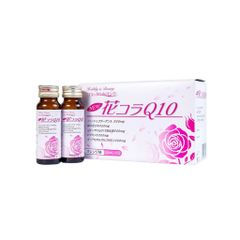 Thực phẩm bảo vệ sức khỏe Hana Colla Q10 - Bổ sung Collagen và các chất chống oxy hóa cho cơ thể, tăng độ ẩm, độ đàn hồi cho da, giúp đẹp da (Hộp 10 chai x 50ml)