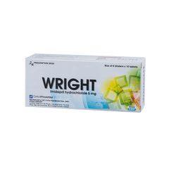 Wright 5mg - Điều trị tăng huyết áp do nhu mô thận (Hộp 6 vỉ x 10 viên)