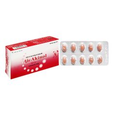 Aju Akinol 10mg - Điều trị mụn trứng cá (Hộp 3 vỉ x 10 viên nang mềm)