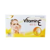 Vitamin E 400IU Me Di Sun - Dùng để điều trị thiếu vitamin E ở người lớn (Hộp 3 vỉ x 10 viên)