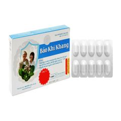 Thực phẩm bảo vệ sức khoẻ Bảo Khí Khang  - Hỗ trợ các bệnh đường hô hấp (Hộp 2 vỉ x 10 viên nén)