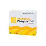 Aluminium phosphat gel 20% - Làm dịu các triệu chứng do tăng acid dạ dày, điều trị trào ngược dạ dày thực quản (Hộp 20 gói x 20g)