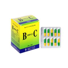 B Complex C Vidipha - Bổ sung vitamin nhóm B và vitamin C (Hộp 10 vỉ x 10 viên nang)