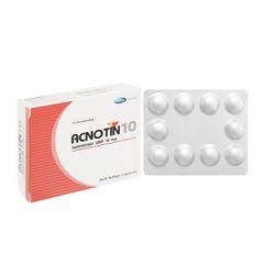 Acnotin 10 - Điều trị mụn trứng cá nặng (Hộp 3 vỉ x 10 viên)