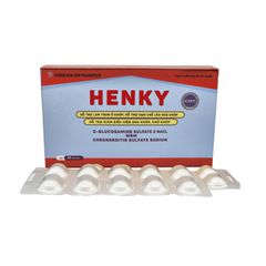 HENKY - Hỗ trợ tái tạo sụn khớp, giảm đau khớp (Hộp 20 viên)