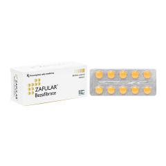 Zafular 200mg - Điều trị rối loạn lipid máu (Hộp chứa 5 vỉ x 10 viên nén bao phim)