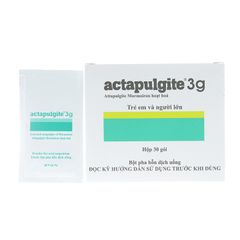 Actapulgit 3g - Điều tri tiêu chảy và chướng bụng (Hộp 30 gói)