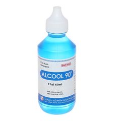 Alcool 90 - Sát trùng ngoài da, vật dụng (Chai 60ml)