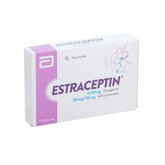 Estraceptin - Thuốc tránh thai hàng ngày (Hộp 1 vỉ x 28 viên)