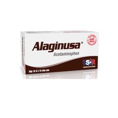 Alaginusa 325mg - Giảm đau, hạ sốt từ nhẹ đến trung bình (Hộp 10 vỉ x 10 viên)