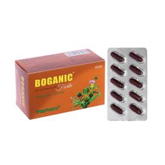 Boganic Forte - Hỗ trợ điều trị bệnh lý gan mật, mỡ máu (Hộp 5 vỉ x 10 viên)