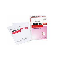 Bicebid 100mg - Điều trị các trường hợp nhiễm khuẩn do các chủng vi khuẩn nhạy cảm (Hộp 12 gói)