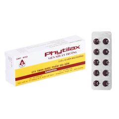 Phytilax viên nhuận trường - Trị táo bón, thông mật (Hộp 3 vỉ x 10 viên)