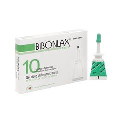 Bibonlax Baby 5 g - Gel dùng đường trực tràng điều trị táo bón (Hộp 10 tuýp x 5 gam)