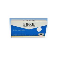 BIFRIL 15MG - Điều trị tăng huyết áp (Hộp 2 vỉ x 14 viên nén bao phim)