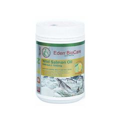 Eden BioCare Omega 3 Salmon Oil Fruity - Bổ sung Omega 3 cho cơ thể, mắt, não, đa xương khớp (Hộp 180 viên)