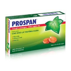 Viên ngậm ho Prospan (Cough Lozenges) - Trị ho (Hộp 2 vỉ x 10 viên)