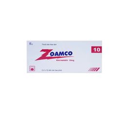 Zoamco 10mg - Điều trị rối loạn lipid máu (Hộp 2 vỉ x 15 viên)