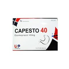 Capesto 40 - Điều trị loét dạ dày-tá tràng, bệnh trào ngược dạ dày - thực quản (Hộp 3 vỉ x 10 viên)