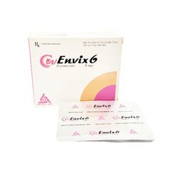 Envix 6 - Điều trị nhiễm giun (Hộp 2 vỉ x 2 viên)