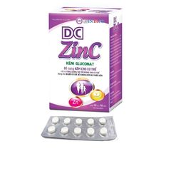 DC ZinC 70mg - Bổ sung kẽm, hỗ trợ tăng cường sức đề kháng (Hộp 10 vỉ x 10 viên)