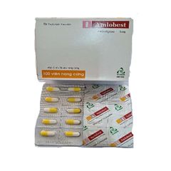 Amlobest V/10, H/100 - Điều trị tăng huyết áp và đau thắt ngực (Hộp 3 vỉ x 10 viên)