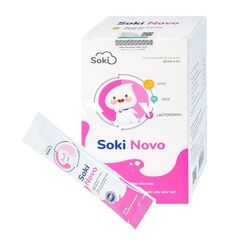 Bột hòa tan Soki Novo - Giảm chướng bụng, đầy hơi, tăng cường tiêu hóa (Hộp 18 gói x 3g)