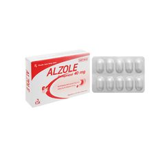 Alzole 40mg - Hỗ trợ điều trị viêm thực quản (3 vỉ x 10 viên)