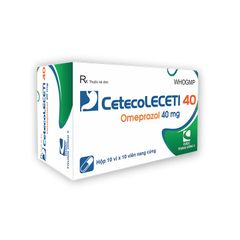 Cetecoleceti 40 - Điều trị và phòng ngừa viêm loét dạ dày - tá tràng, trào ngược dạ dày - thực quản (Hộp 10 vỉ x 10 viên)