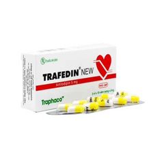 Trafedin new 5mg - Điều trị tăng huyết áp và đau thắt ngực (Hộp 3 vỉ x 10 viên)