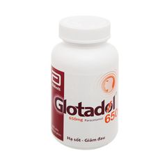 Glotadol 650 - Hạ sốt, giảm đau từ nhẹ đến vừa (Chai 200 viên)