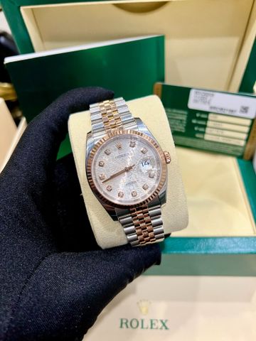  Rolex Datejust 116231 Demi Mặt Số Vi Tính Trắng 36mm - Cọc Số Kim Cương 