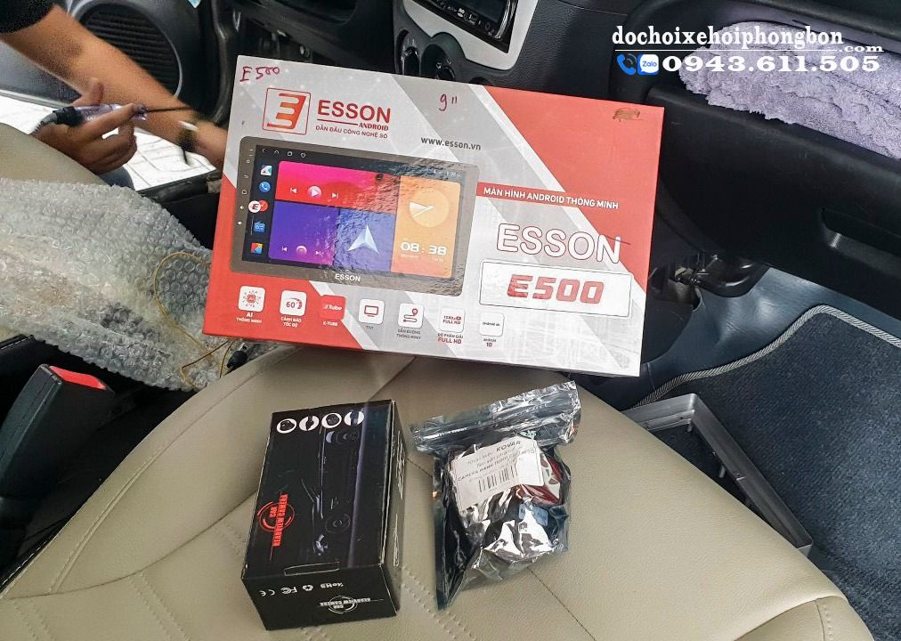 Lắp Đặt Màn Hình Android Esson E500 Cho Xe Kia Morning