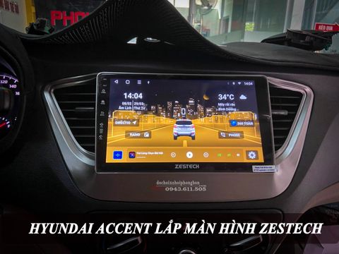  Màn Hình Zestech Z800 PRO Cho Xe Hyundai Accent 