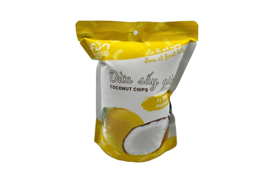 CHIP DỪA SẤY GIÒN VỊ XOÀI (30G)