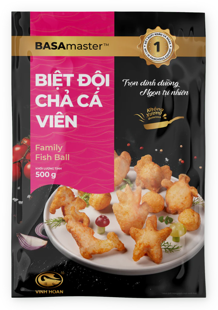 BIỆT ĐỘI CHẢ CÁ BASA VIÊN (500G)