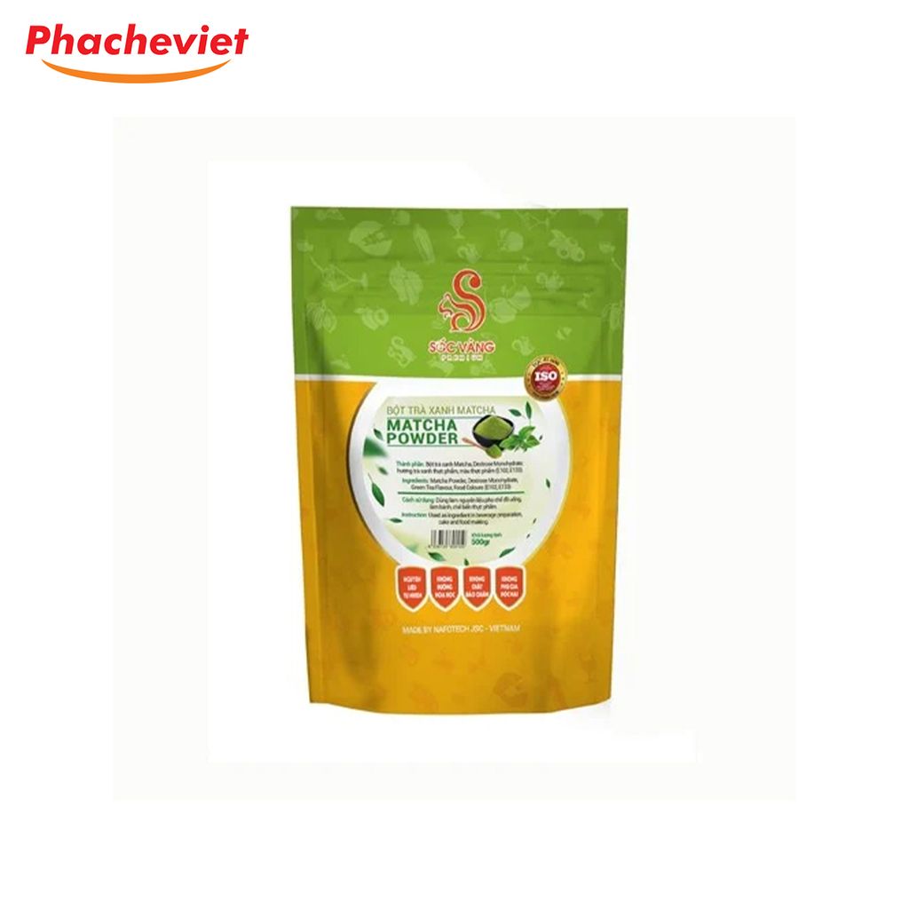 Bột Matcha Sóc Vàng 500Gr