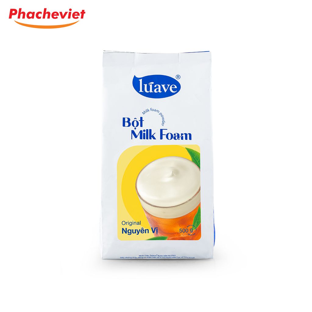 Bột Milk Foam Luave Nguyên Vị 500G