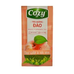 Trà Cozy Đào dạng túi lọc-hộp 50g (25 gói x 2g)