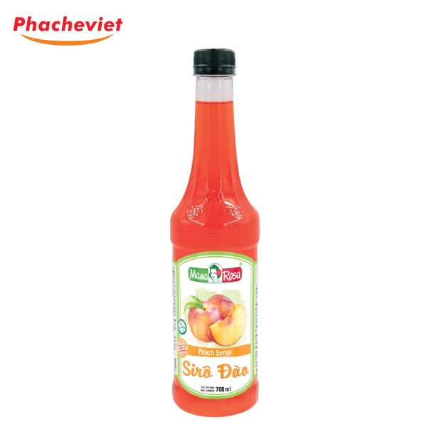 Sirô Mama Rosa Đào 700ml