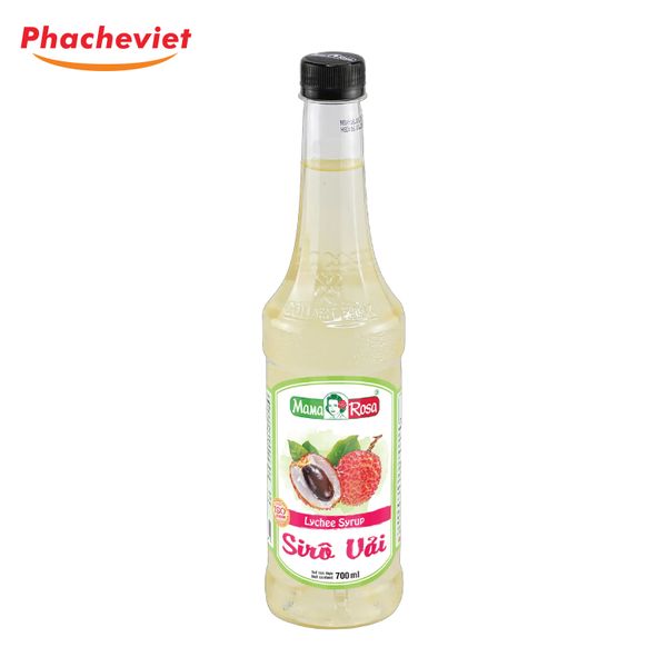 Sirô Mama Rosa Vải 700ml