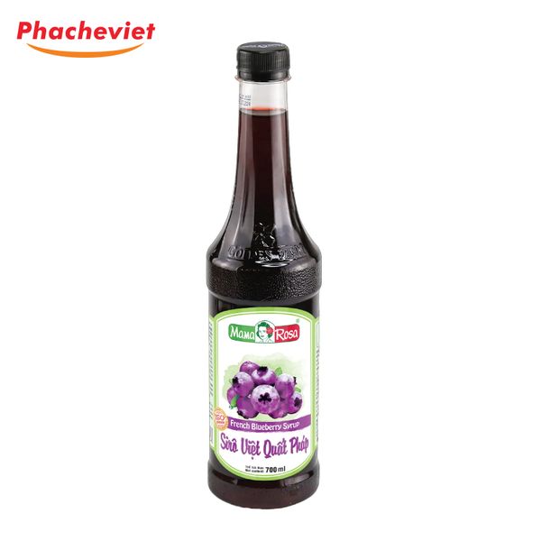 Sirô Mama Rosa Việt Quất Pháp 700ml