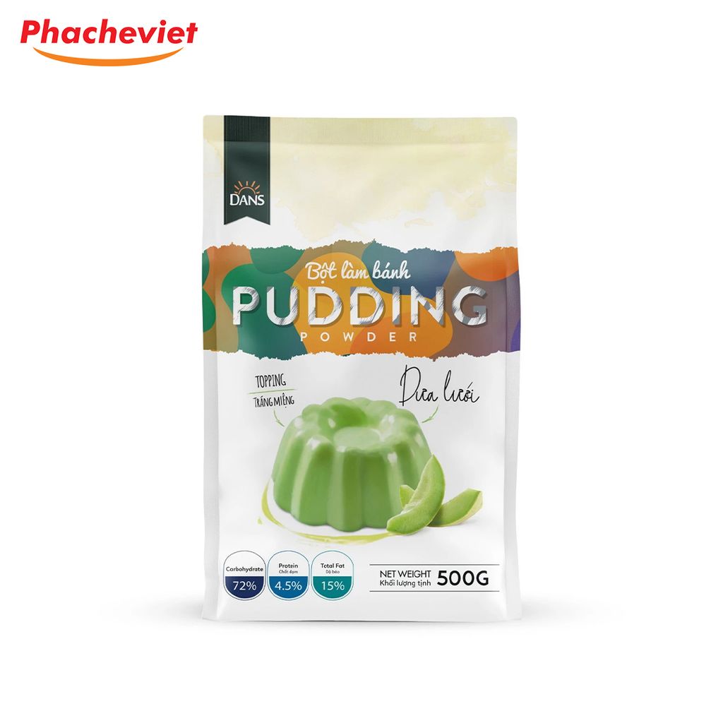 Pudding Dans Dưa Lưới 500Gr