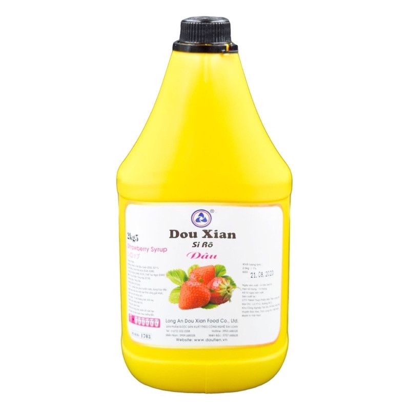 Syrup Douxian 2.5kg nhiều hương vị