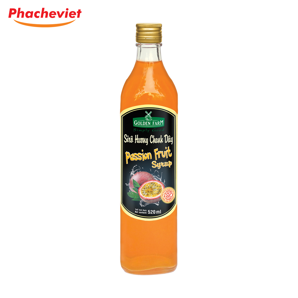 Syrup Golden Farm Chanh Dây 520ml