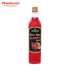 Syrup Golden Farm Dâu Tây 520ml