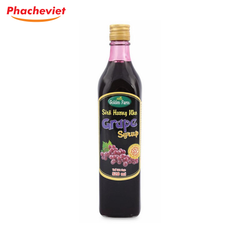 Syrup Golden Farm Nho 520ml